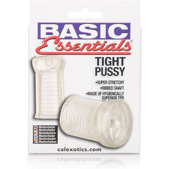 Figa stretta della linea Basic Essentials di CALEXOTICS, morbida e realistica, in dettaglio su sfondo neutro.
