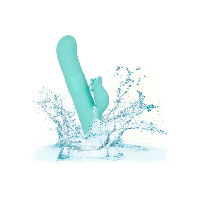 Calexotics Bel Air Bombshell Verde Chiaro, vibratore di colore verde chiaro con design ergonomico e dettagli eleganti.