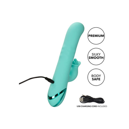 Calexotics Bel Air Bombshell Verde Chiaro, sex toy vibratore con design elegante e colore verde chiaro, visibile nell'immagine.