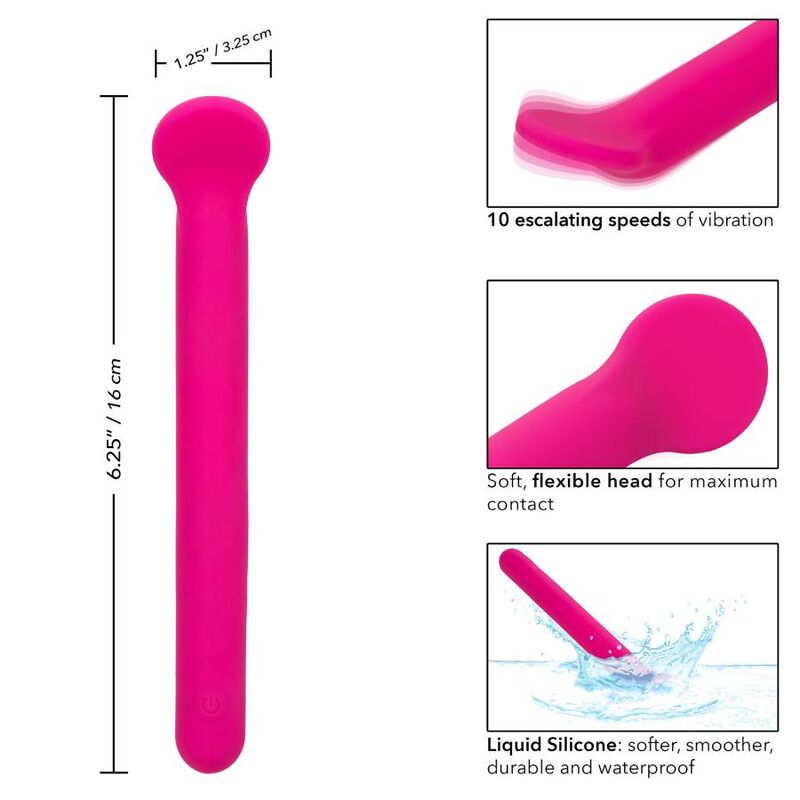 Calexotics Bliss Clitoriffico rosa, vibratore rosa per stimolazione clitoridea, dettagli e design ergonomico visibili in immagine.