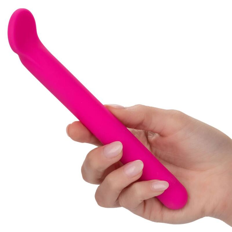 Calexotics Bliss Clitoriffico rosa, sex toy rosa con design ergonomico e stimolatore clitorideo, dettaglio dell'oggetto.