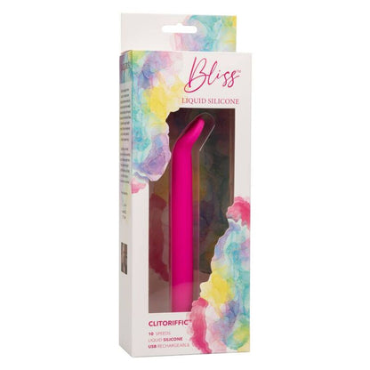 Calexotics Bliss Clitoriffico rosa, stimolatore femminile rosa con design ergonomico e dettagli in silicone morbido.