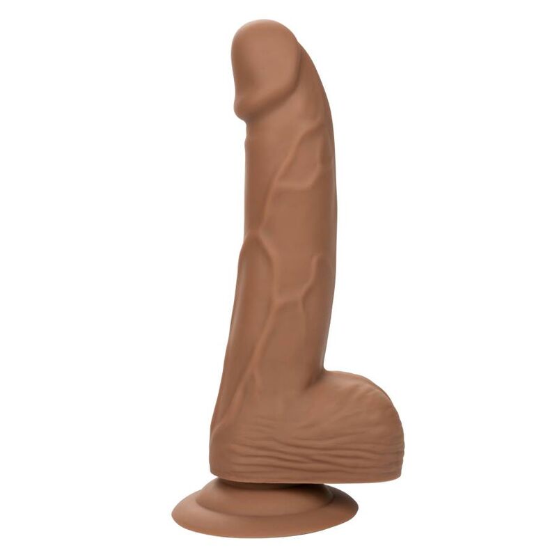 Calexotics borchie in silicone marroni da 15,24 cm, accessori per stimolazione e piacere personale, morbide e durevoli.