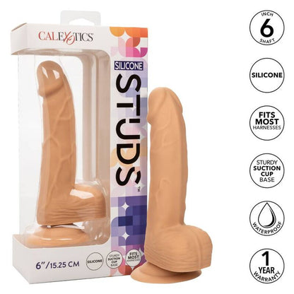 Borchie in silicone CALEXOTICS da 15,24 cm in pelle, dettaglio di accessorio di moda elegante e resistente.