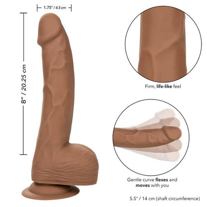 Calexotics borchie in silicone marroni, diametro 20,32 cm, accessorio decorativo e funzionale per uso personale