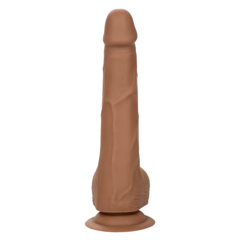 Calexotics borchie in silicone marroni da 20,32 cm, accessori decorativi per uso personale, dettagli visibili sull'immagine.