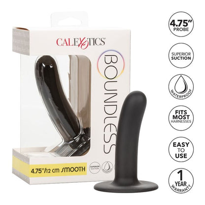 Dildo CALEXOTICS Boundless da 12 cm, compatibile con limbracatura, superficie liscia, design ergonomico e realistico.