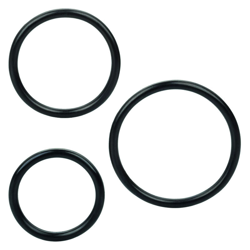 Set di pegging in silicone CALEXOTICS Boundless Kit con accessori, design ergonomico, colore nero, ideale per esperienze di piacere.