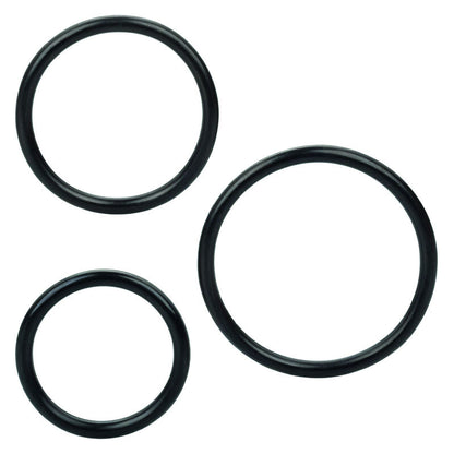 Set di pegging in silicone CALEXOTICS Boundless Kit con accessori, design ergonomico, colore nero, ideale per esperienze di piacere.