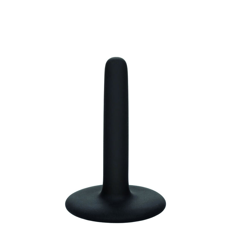 Set di pegging in silicone CALEXOTICS Boundless Kit, con accessori per gioco intimo e stimolante, in immagini con prodotti di colore nero.