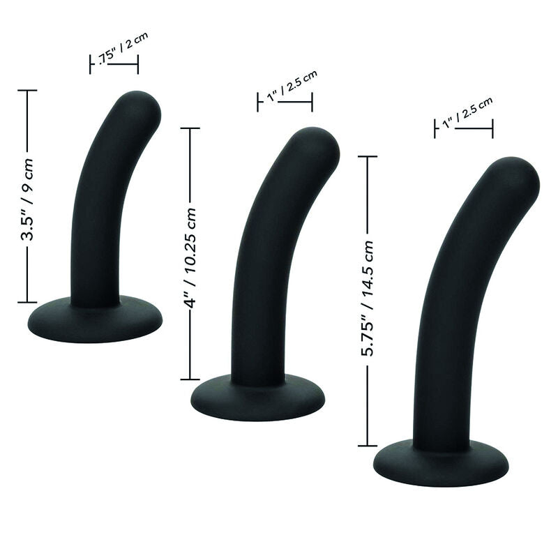 Kit di pegging in silicone CALEXOTICS Boundless per curve, con design ergonomico e superficie liscia.