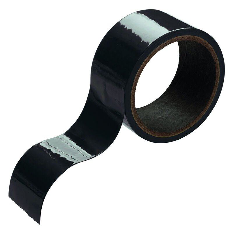 Nastro bondage nero CALEXOTICS Boundless, resistente e flessibile, visibile in questa immagine.