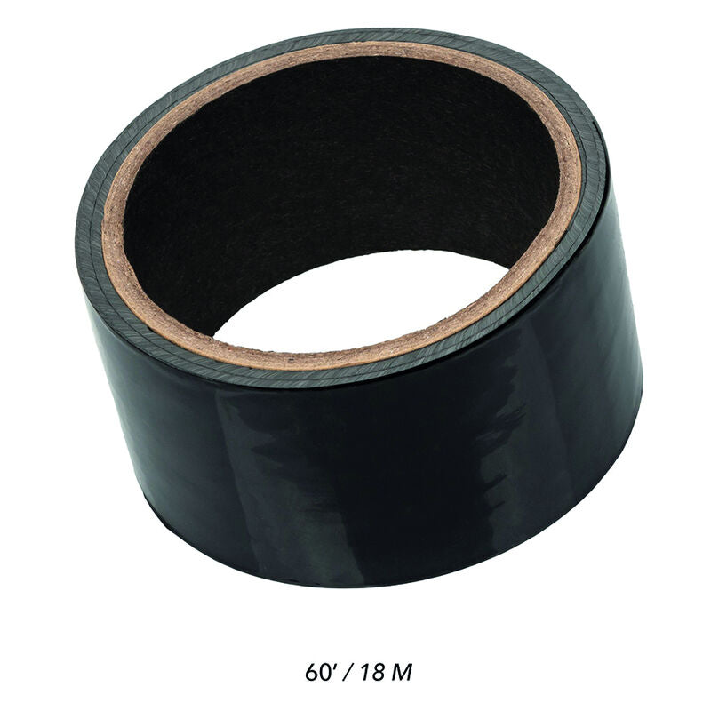 Nastro bondage nero CALEXOTICS Boundless, morbido e resistente, ideale per giochi di costrizione e bondage in stile BDSM.