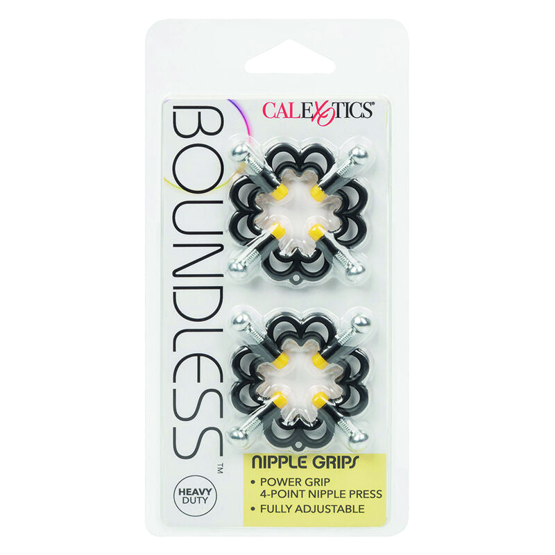Prese per capezzi CALEXOTICS Boundless, set di tre prese in metallo con finitura nera, adatte per strumenti musicali.