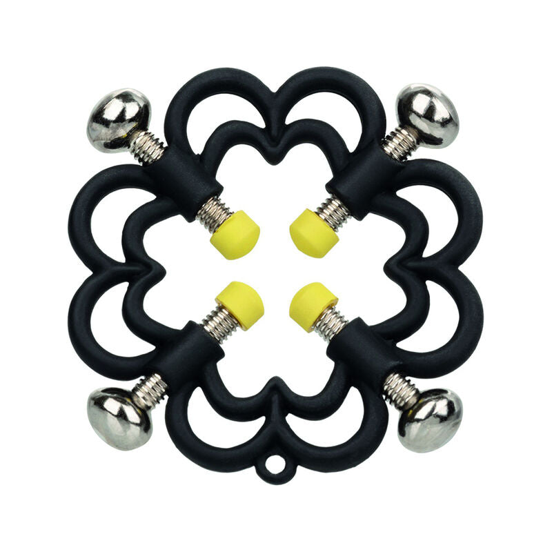 Prese per capezzo CALEXOTICS Boundless con dettagli metallici, compatibili con vari strumenti musicali.