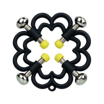 Prese per capezzo CALEXOTICS Boundless con dettagli metallici, compatibili con vari strumenti musicali.