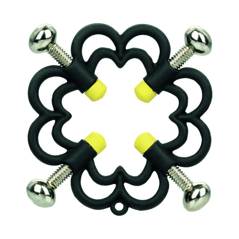 Prese per capezzo CALEXOTICS Boundless, accessori per strumenti musicali, mostrano dettagli in metallo su sfondo neutro.