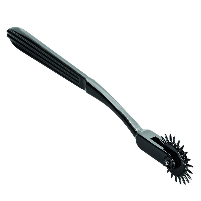 Ruota del piacere CALEXOTICS Boundless, dispositivo di piacere in silicone nero con dettagli realistici e design ergonomico.