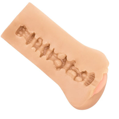 Stroker vulva CALEXOTICS Boundless con pelle chiara, dettagli realistici e texture morbida per esperienze sensoriali.