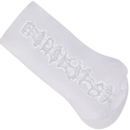 Stroker vulva trasparente CALEXOTICS Boundless, dettagli realistici, design morbido e trasparente per stimolazione sensoriale