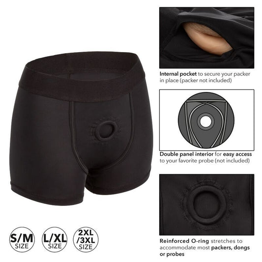 Boxer senza limiti CALEXOTICS in taglia XXL/XXXL, morbido tessuto e design comodo, visibile in primo piano.