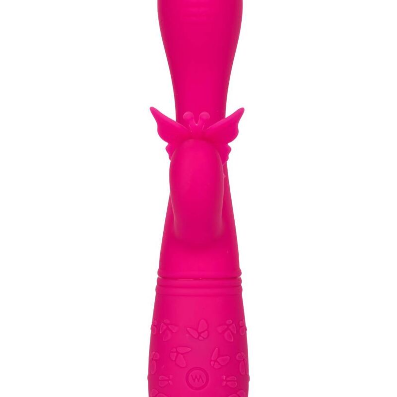 Calexotics Butterfly Kiss Flutter rosa, giocattolo sessuale con design a farfalla e morbido materiale, ideale per stimolazione e piacere.