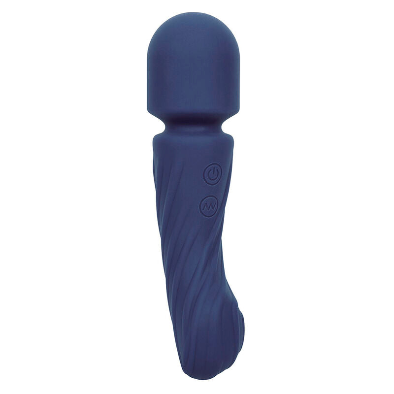 Massaggiatore doppio motore Calexotics Charisma Allure, viola, con 12 funzioni, 17,25 cm x 4,5 cm, in dettaglio.