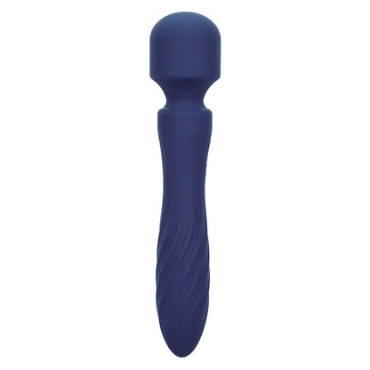 Massaggiatore doppio motore Calexotics Charisma Mystique viola con 12 funzioni, dimensioni 20,5 x 4,5 cm, design elegante