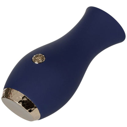 Massaggiatore Chic Tulip di Calexotics, dispositivo blu per massaggi rilassanti e stimolanti, con design elegante e ergonomico.