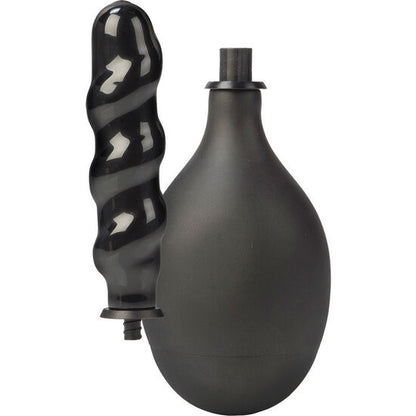 Calexotics Colt Doccia Anale Nera, sex toy in silicone nero con design ergonomico per stimolazione anale.