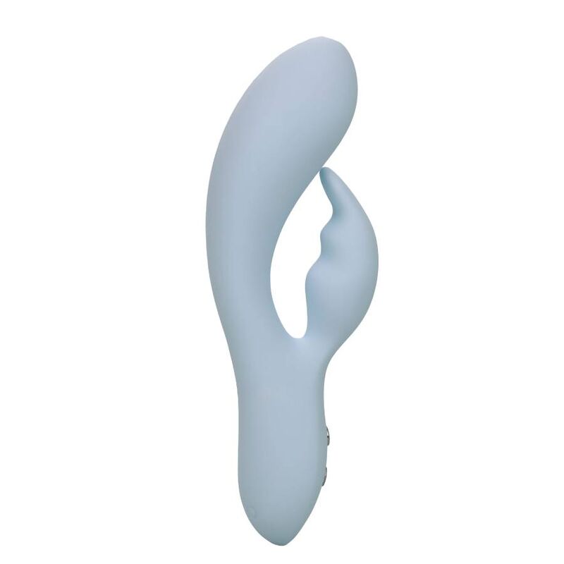 Calexotics Contour Kali Blu, dildo realistico in silicone blu, con dettagli anatomici e forma curva per stimolazione.