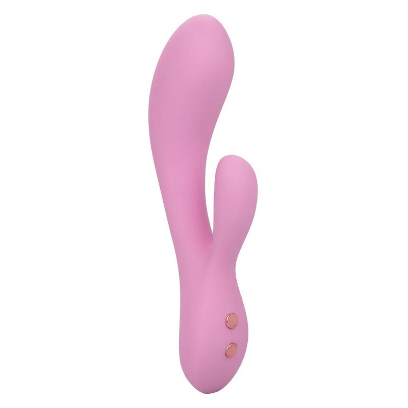 Dildo rosa CALEXOTICS Contour Zoie con forma curva e dettagli realistici, ideale per stimolazione e piacere personale