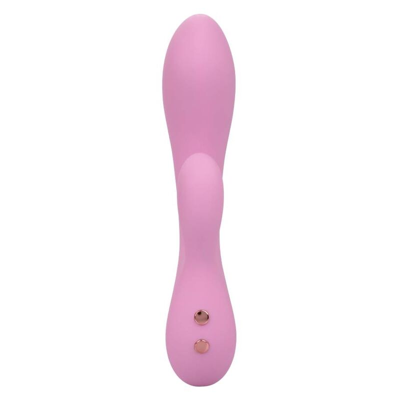 Contenuto di CALEXOTICS Contour Zoie Rosa, vibratore rosa con design ergonomico e dettagli curvi per stimolazione.