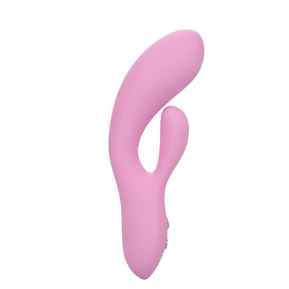 Contorno Zoie Rosa di Calexotics, vibratore in silicone rosa con design ergonomico e dettagli eleganti.