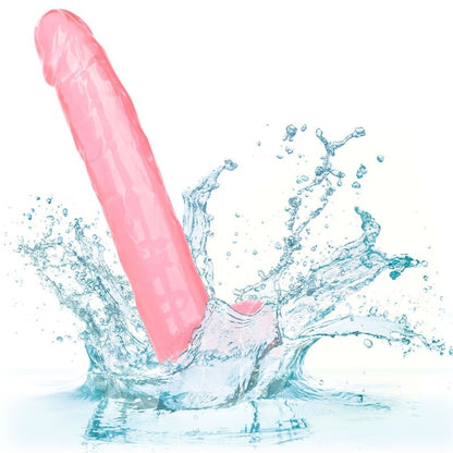 Dildo Regina rosa di Calexotics, 25,5 cm, con design realistico e dettagliato, adatto per piacere e stimolazione.