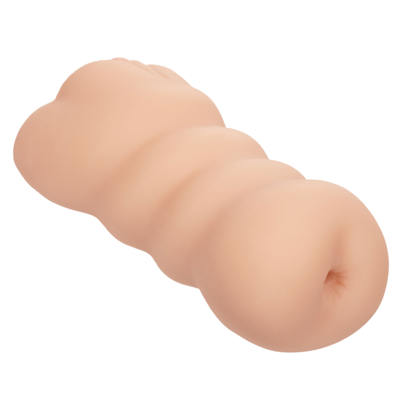 Vibratore economico a tre vie CALEXOTICS Emozione, design compatto e versatile per stimolazione intensa e confortevole.