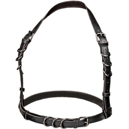 Imbracatura Euphoria di CALEXOTICS con fibbia halter nera, design elegante e dettagli di alta qualità.