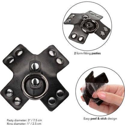 Anello a O nero CALEXOTICS EUPHORIA, prodotto di classe erotica con design elegante e resistente, visibile in primo piano.