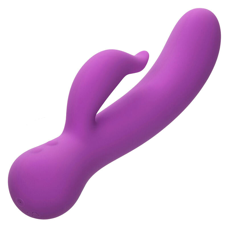 Vibratore pleaser ricaricabile CALEXOTICS FIRST TIME in colore viola, con design ergonomico e superficie liscia per piacere.