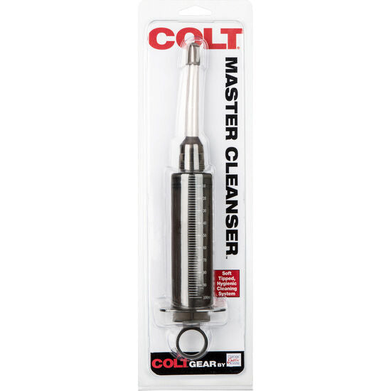 Fumo detergente Colt Vibro di Calexotics, prodotto per la pulizia di giocattoli erotici, in confezione con dettagli visibili.