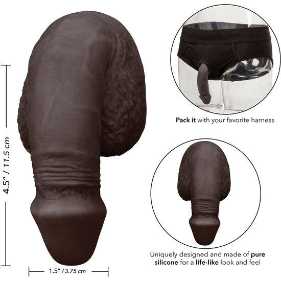 Guarnizione in silicone CALEXOTICS per pene lunga 12,75 cm, morbida e flessibile, ideale per usi di precisione e comfort.