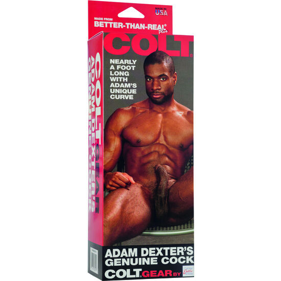 Strumento di masturbazione maschile Calexotics Il Cazzo di Colt Adam Dexter, design realistico e dettagliato in silicone.