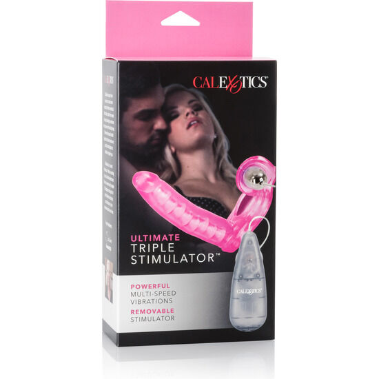 Stimolatore triplo Calexotics, dispositivo di piacere con design elegante e funzionale, ideale per esperienze di stimolazione intensa