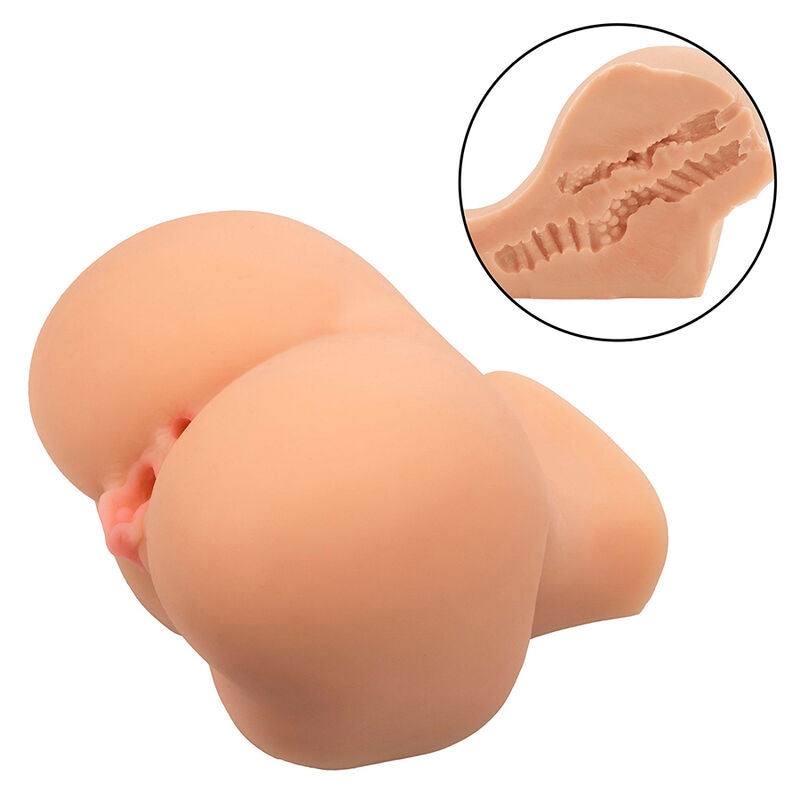 Masturbatore doppio realistico CALEXOTICS La Figlia del Contadino in materiale carne, dettagli realistici, design ergonomico.