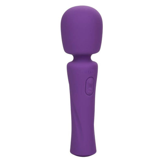 Massaggiatore viola CALEXOTICS con design ergonomico e superficie liscia, ideale per rilassare i muscoli.