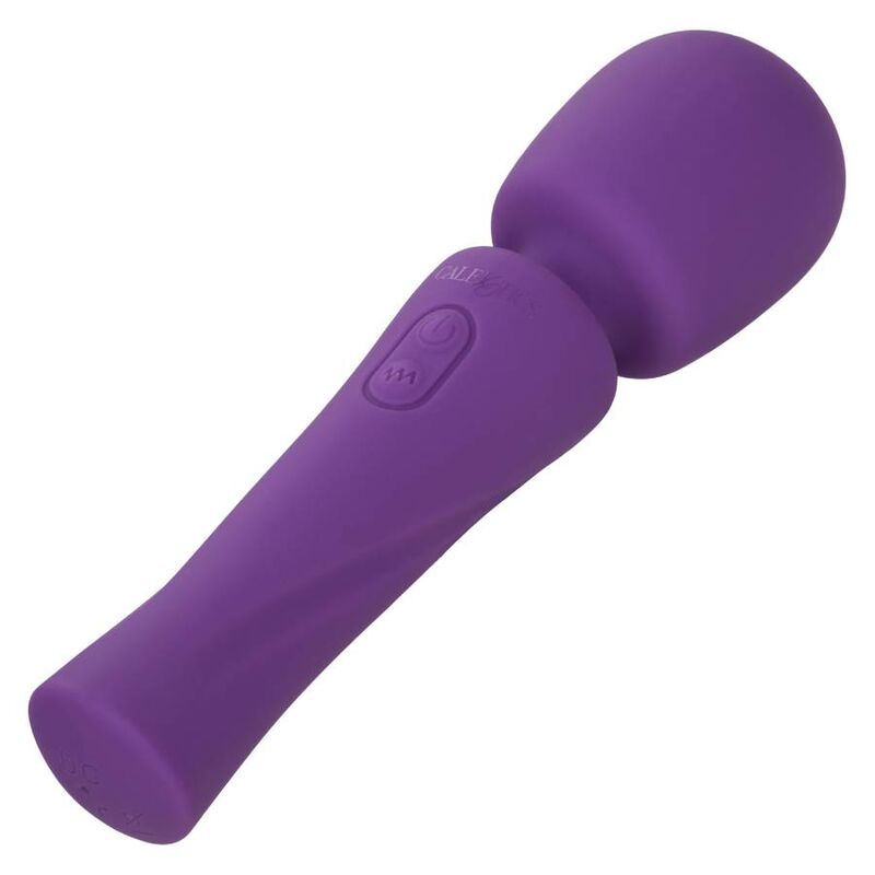 Massaggiatore viola CALEXOTICS con design ergonomico e funzioni multiple, ideale per relax e benessere.