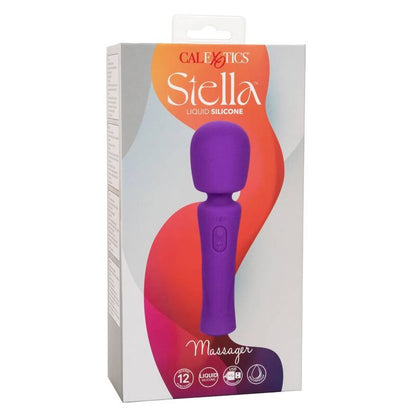 Massaggiatore viola CALEXOTICS con design ergonomico, visibile con pulsanti di controllo e superficie liscia.