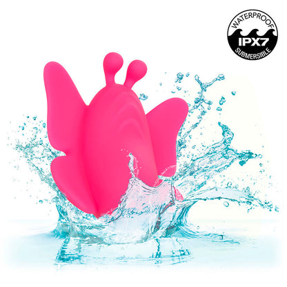 Stimolatore Neon Vibes Flutter Vibe di Calexotics con 10 vibrazioni, colore rosa e design elegante.