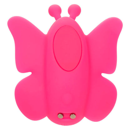Stimolatore Flutter Vibe Neon Vibes di CalExotics, rosa con 10 modalità di vibrazione, design vibrante e moderno.
