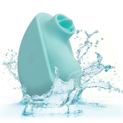 Stimolatore Rave verde acqua di Calexotics Ovation, design ergonomico e materiali morbidi per il massimo piacere.